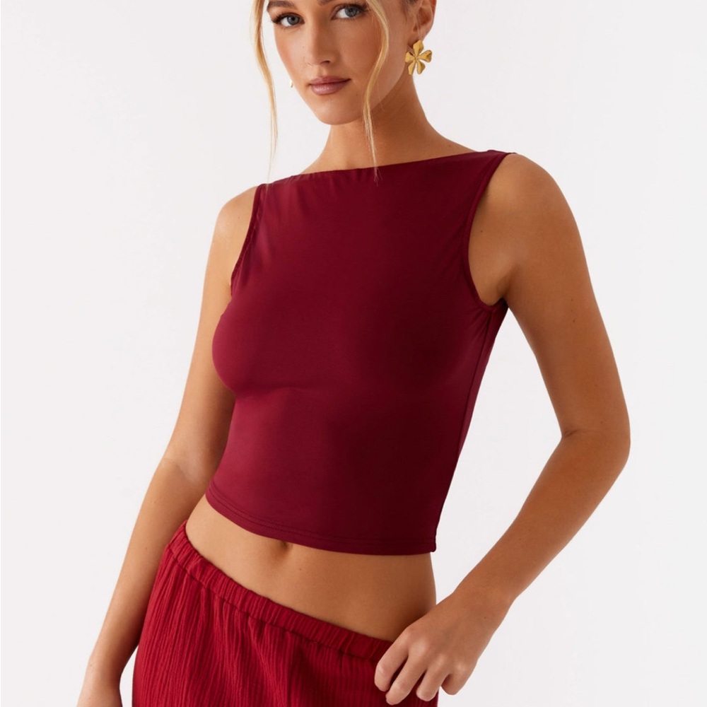 Peppermayo Deep Red Tank Top